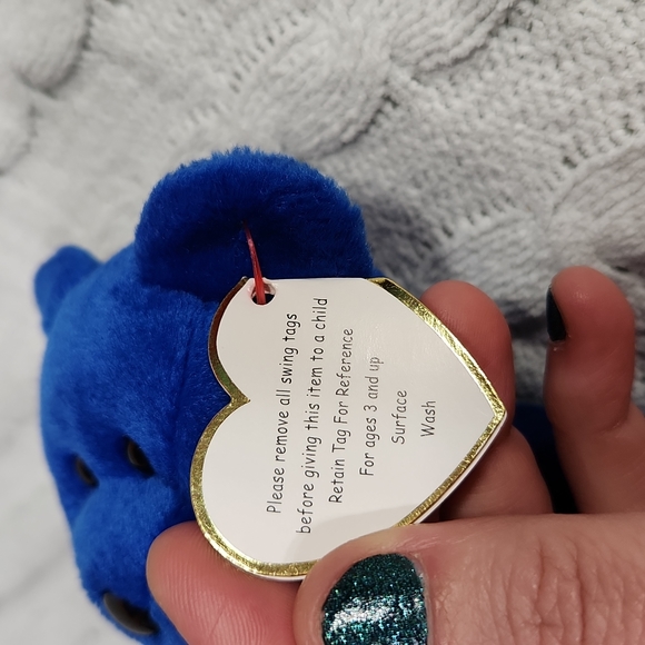 🕸Vintage Ty Beanie Babies Official Club Original " Clubby " Bear 1998 - Picture 12 of 12